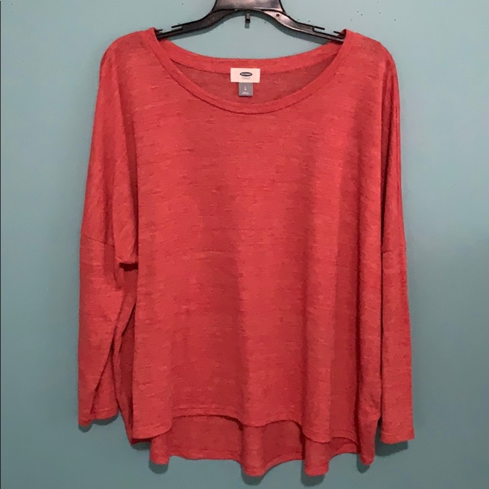 Darker pink long sleeve tee